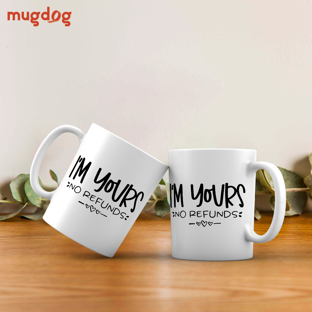 Romantic message mug