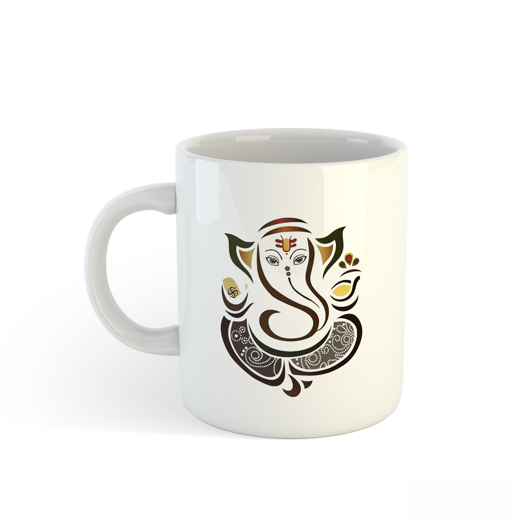 Ganesha illustration mug