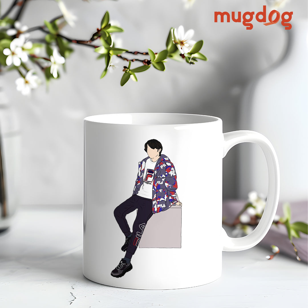 Stylized figure mug
