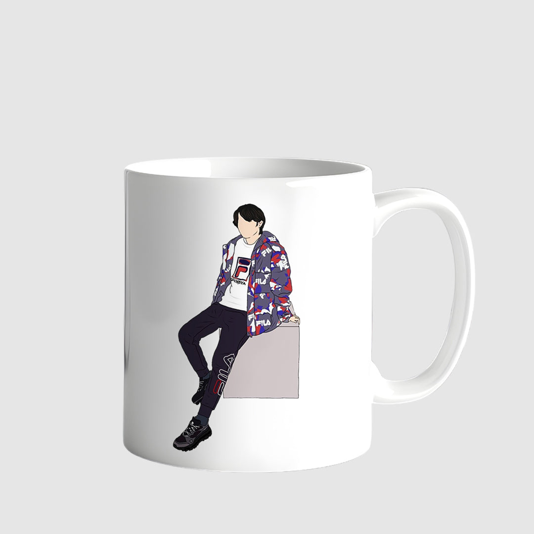 Stylized figure mug