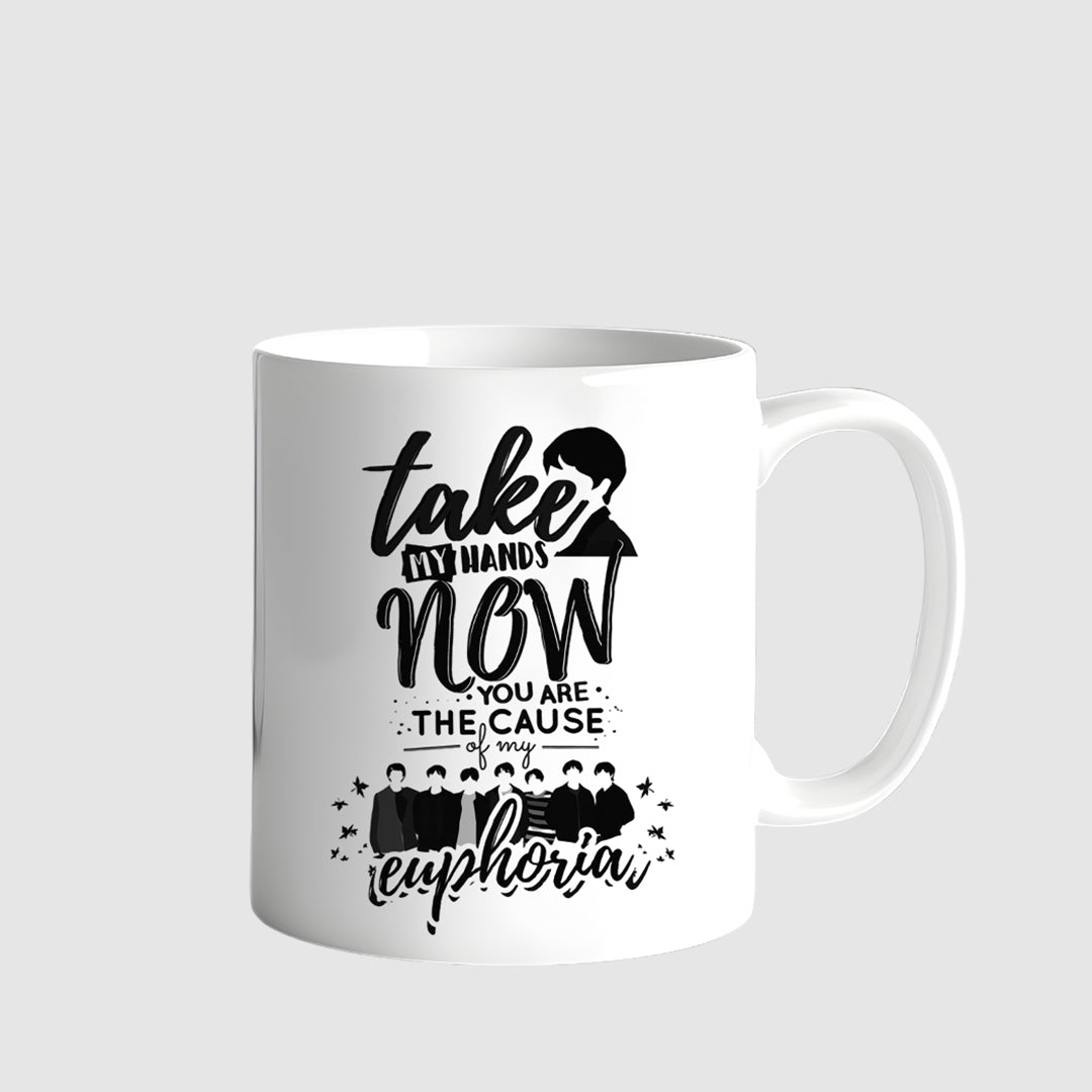 Euphoria-themed mug