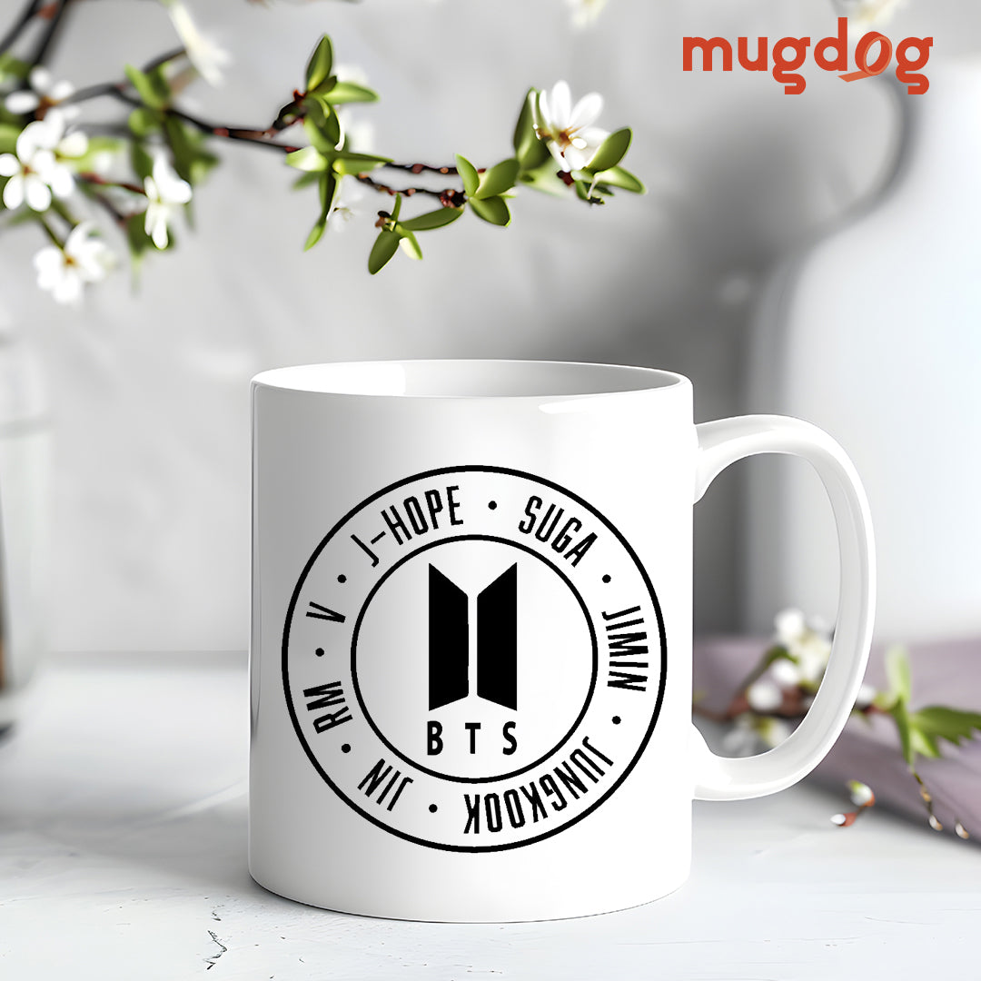 BTS Stamp Themed Mug