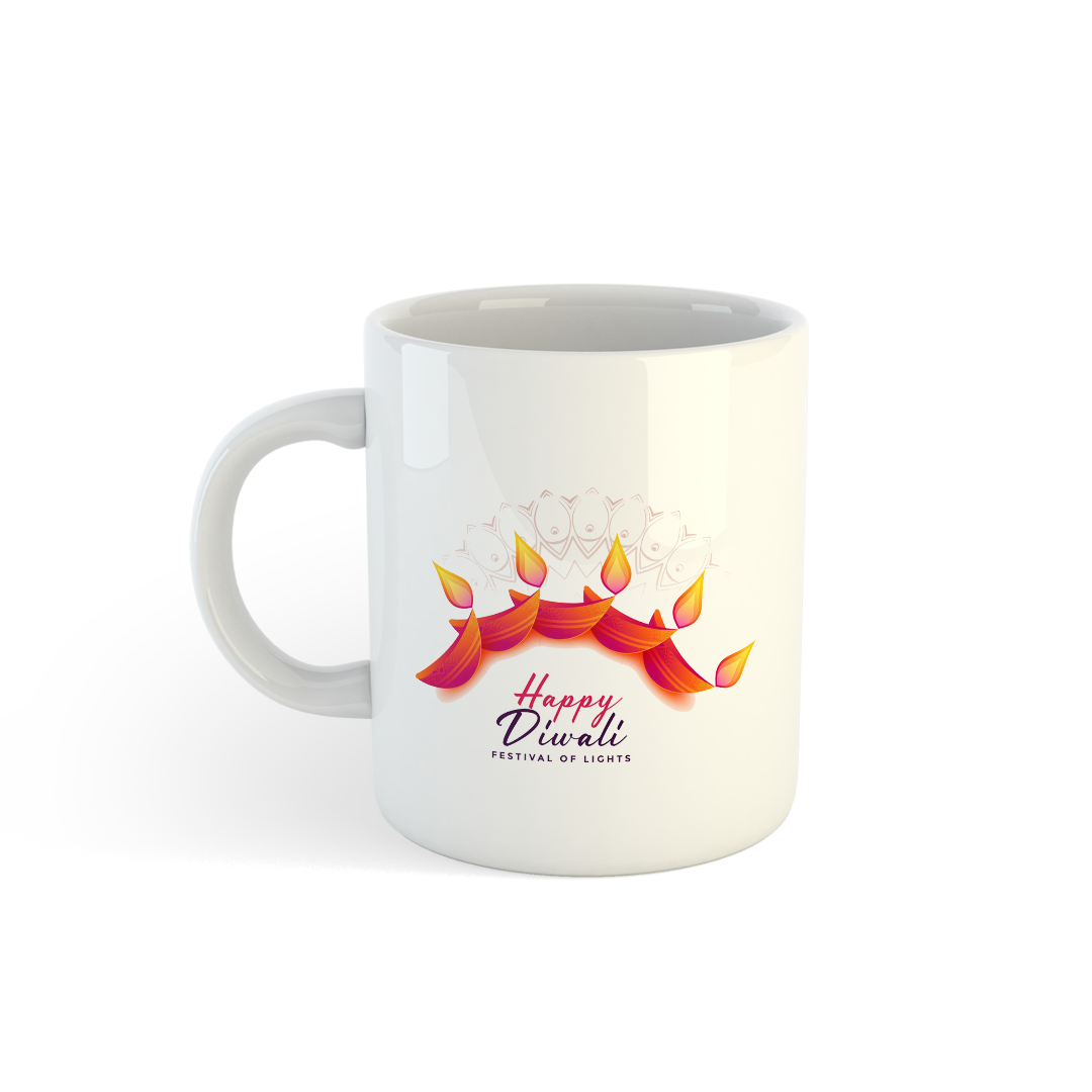 Diwali Diyas Drinking Mug