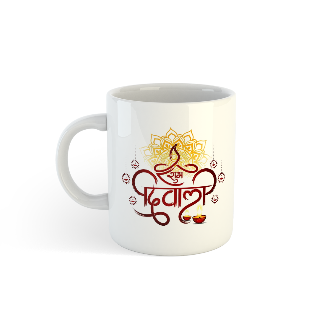Shubh Diwali Decorated Mug