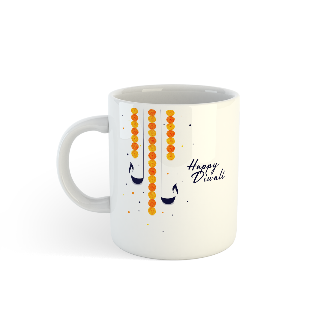 Diwali Themed Ceramic Mug