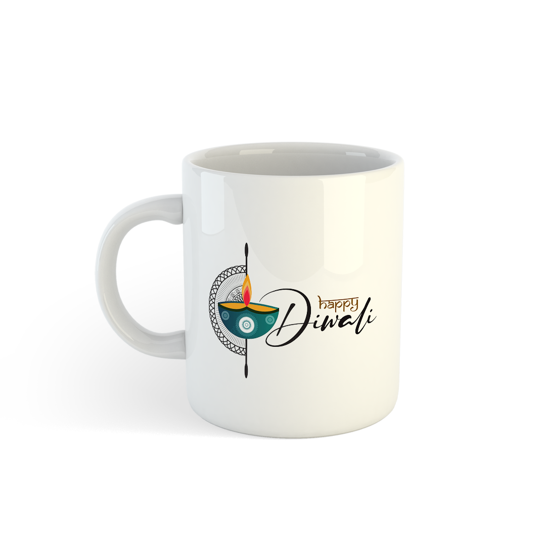 Flared Rim Diwali Mug