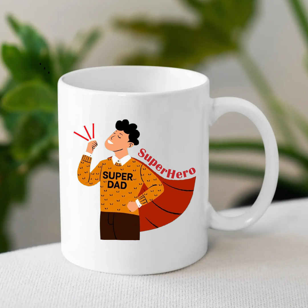Super Dad C-handle Mug