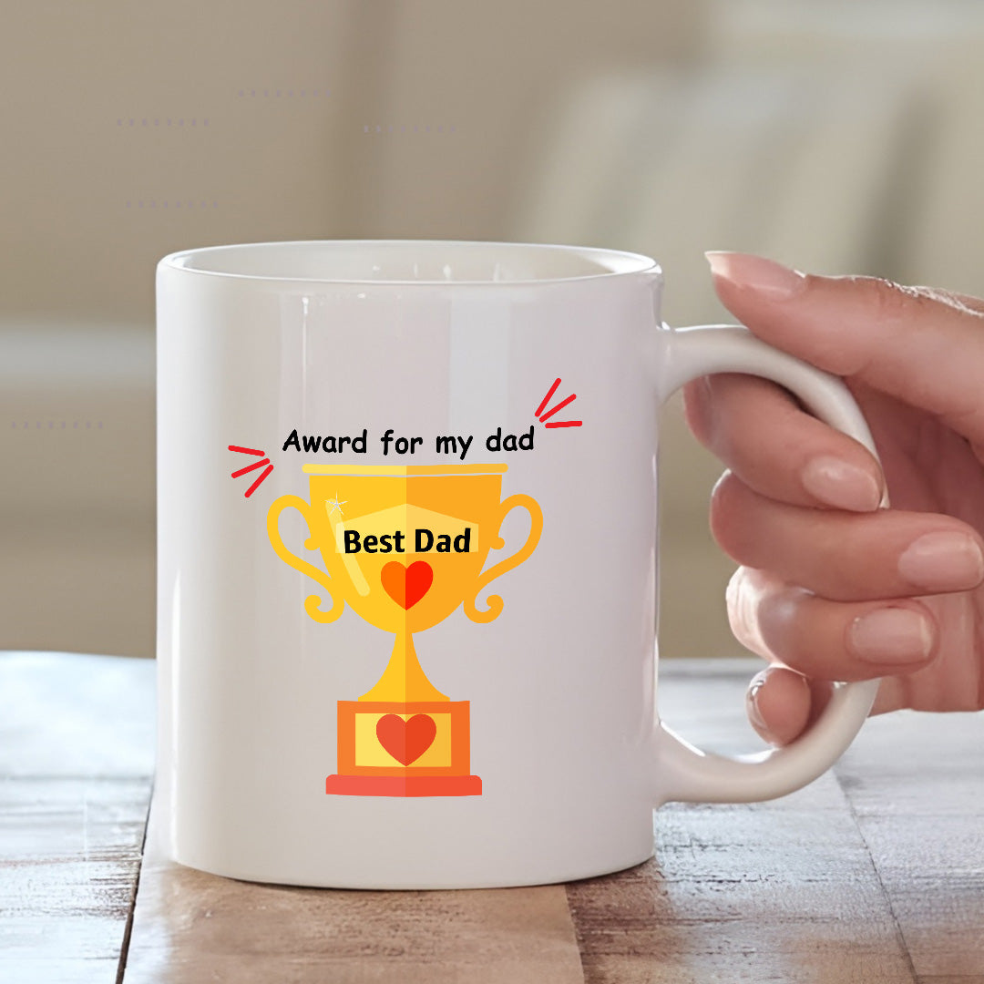 Best Dad Trophy Mug