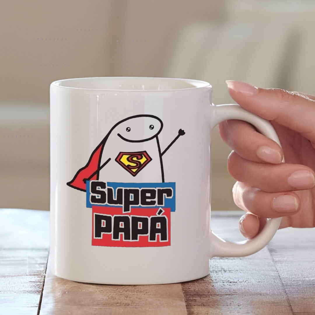 Superhero Papa Mug