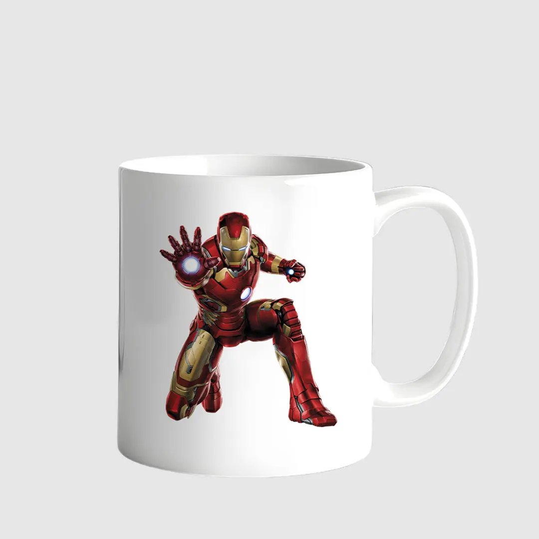 Iron Man graphic mug