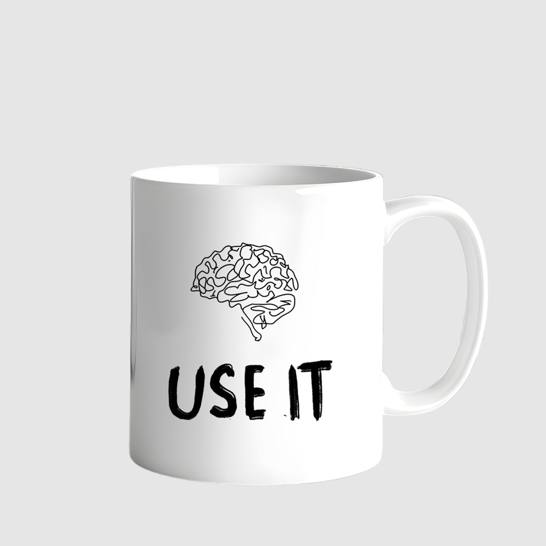 Brain and Text Mug