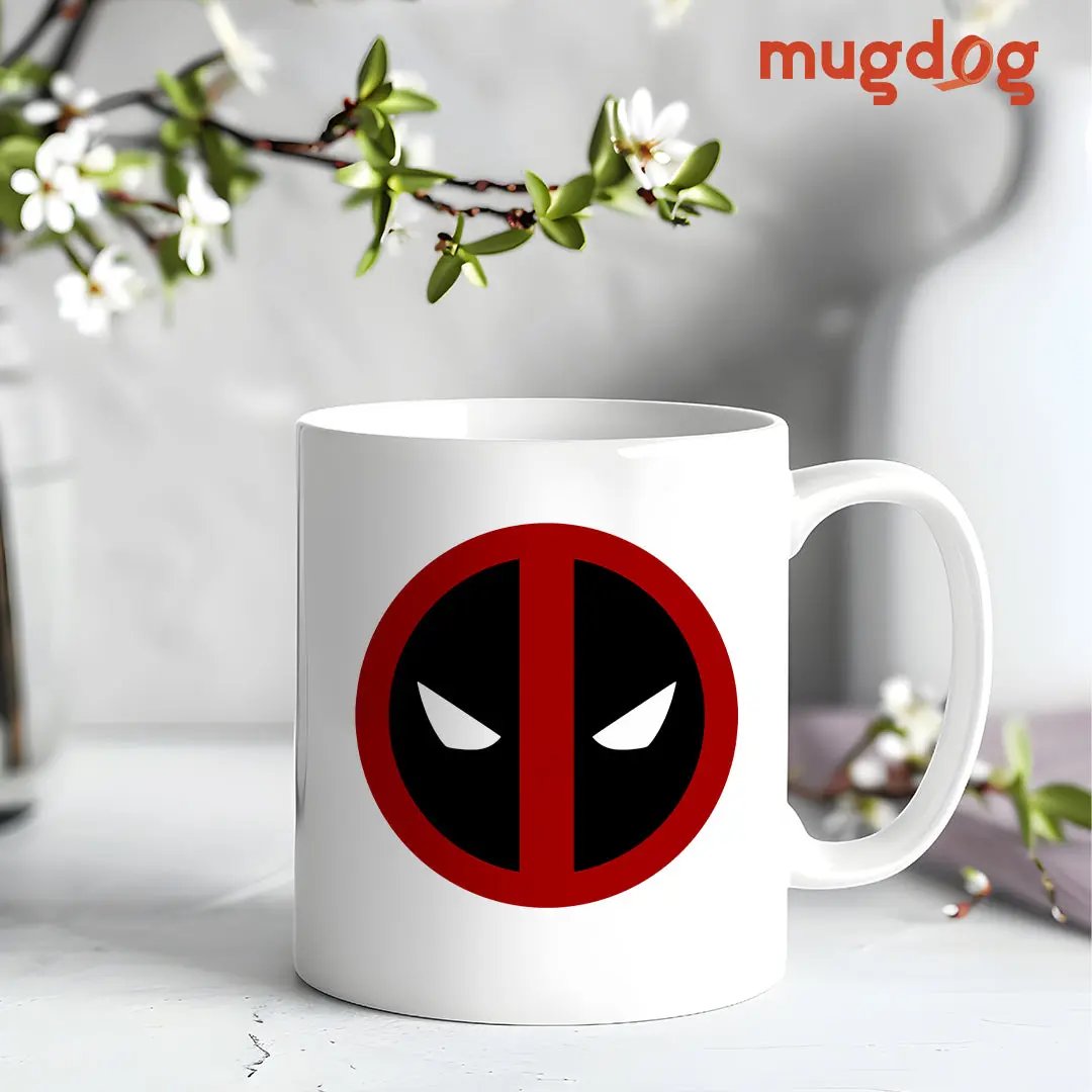 Deadpool logo mug