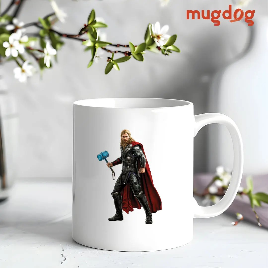 Thor graphic coffee mug
