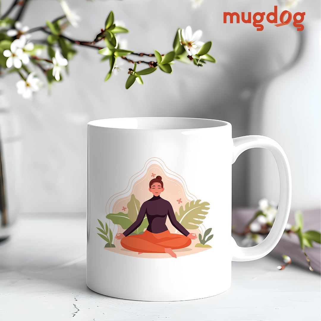 Yoga Design Ceramic Mug