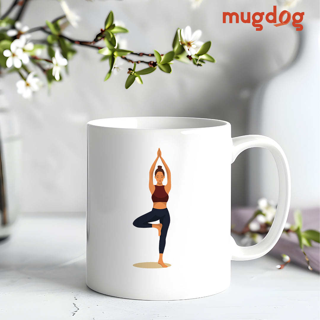 Yoga Themed Mug