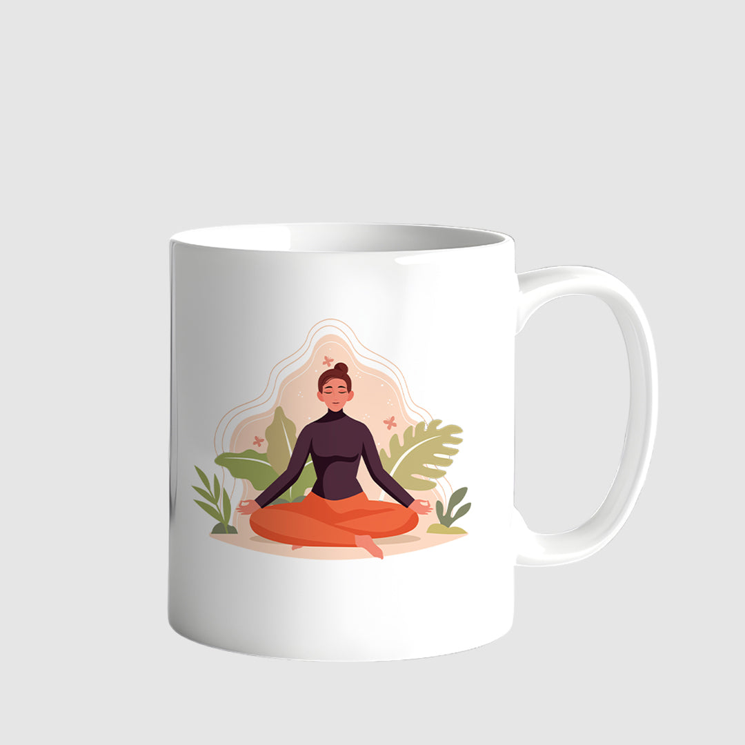 Yoga Design Ceramic Mug