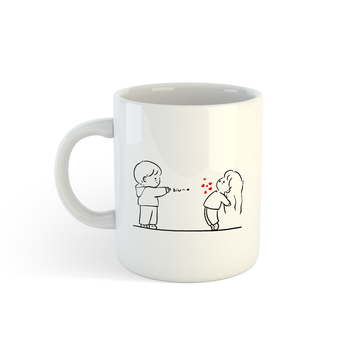 Couple Drinking Mugs