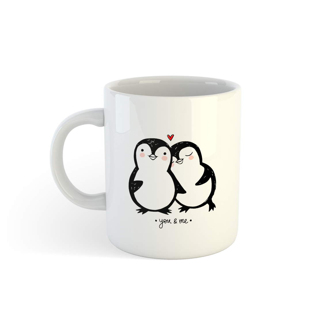 Penguin Couple Mugs