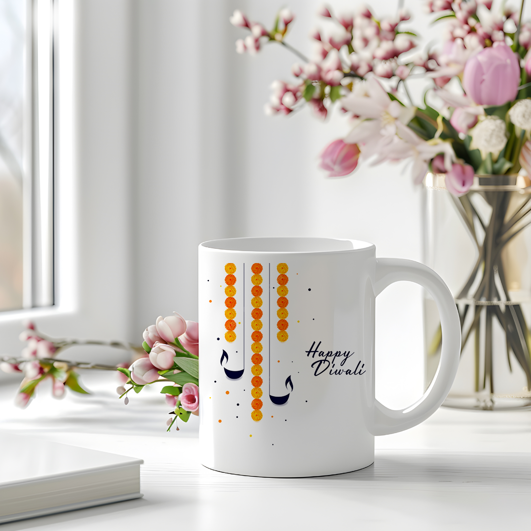 Diwali Themed Ceramic Mug