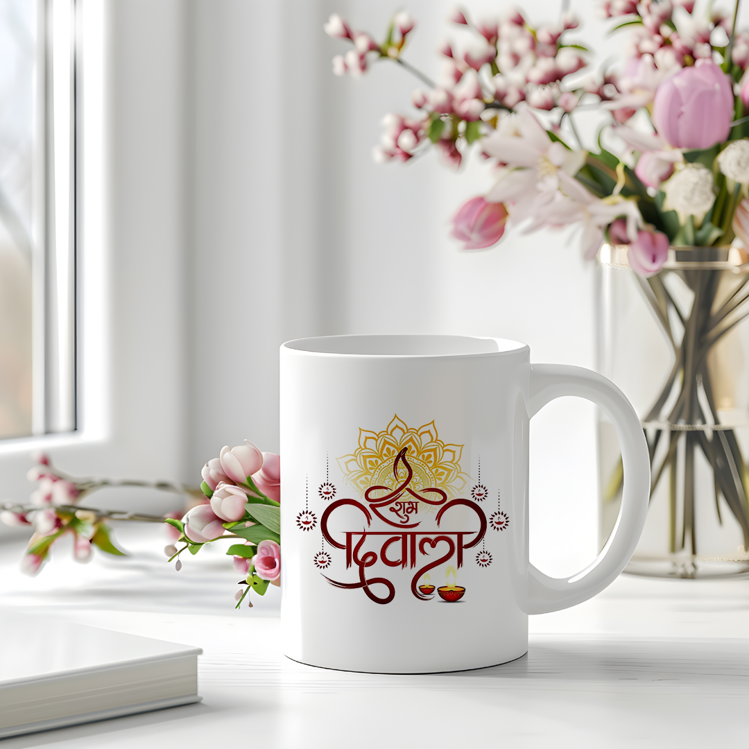 Shubh Diwali Decorated Mug