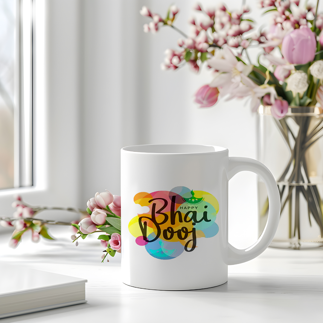 Bhai Dooj Watercolor Mug
