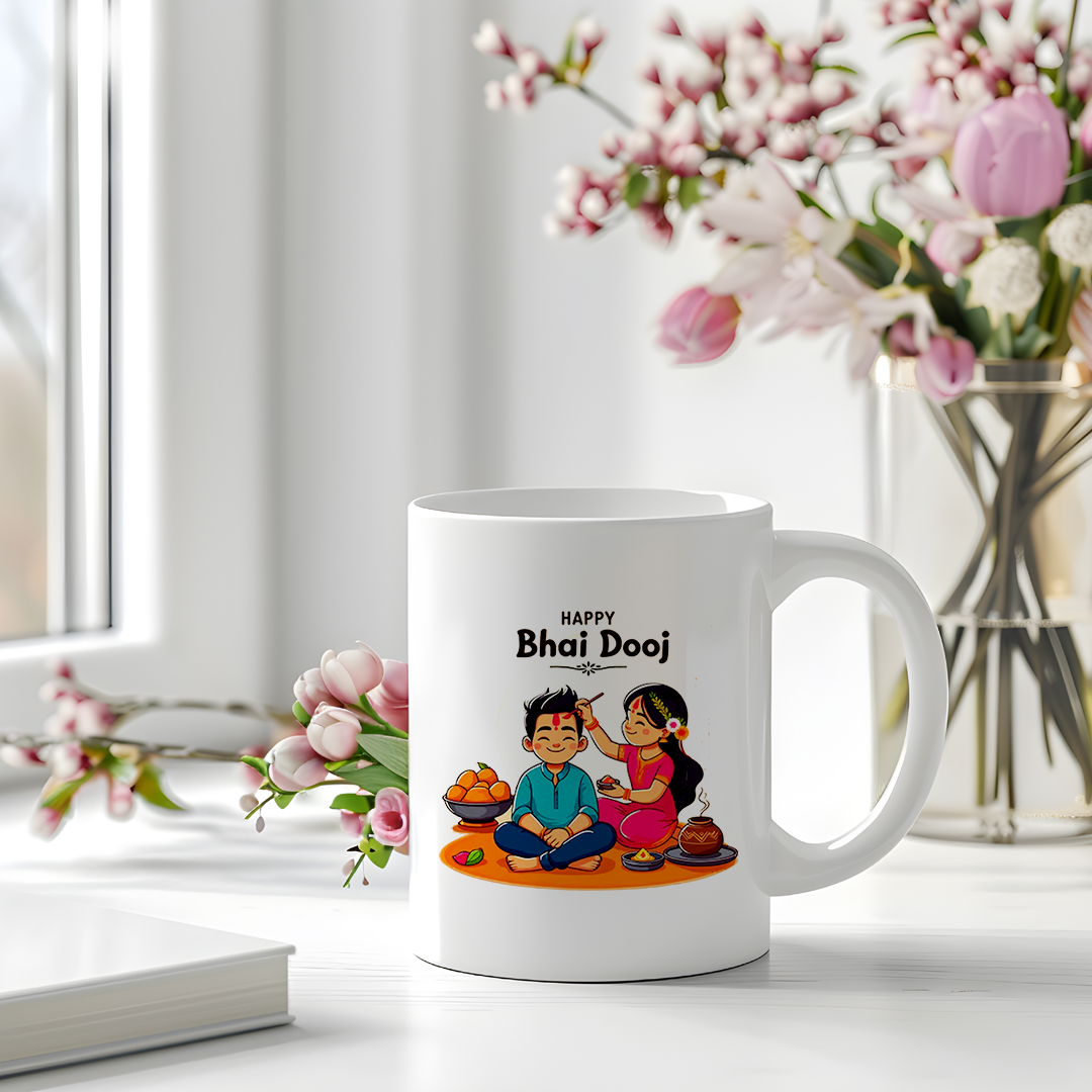 Bhai Dooj Themed Mug