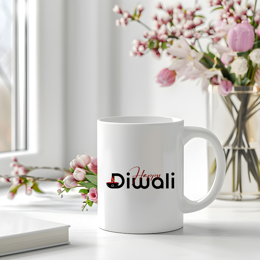 Diwali message mug