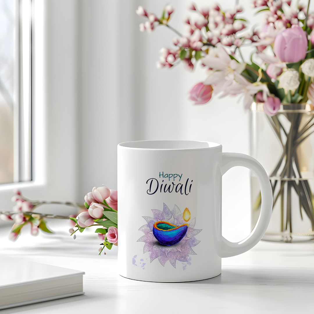 Diwali-themed mug